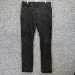 Hackett London Jeans Men‎ 36x33 Black Newburg Slim Bespoke Denim Designer Pants
